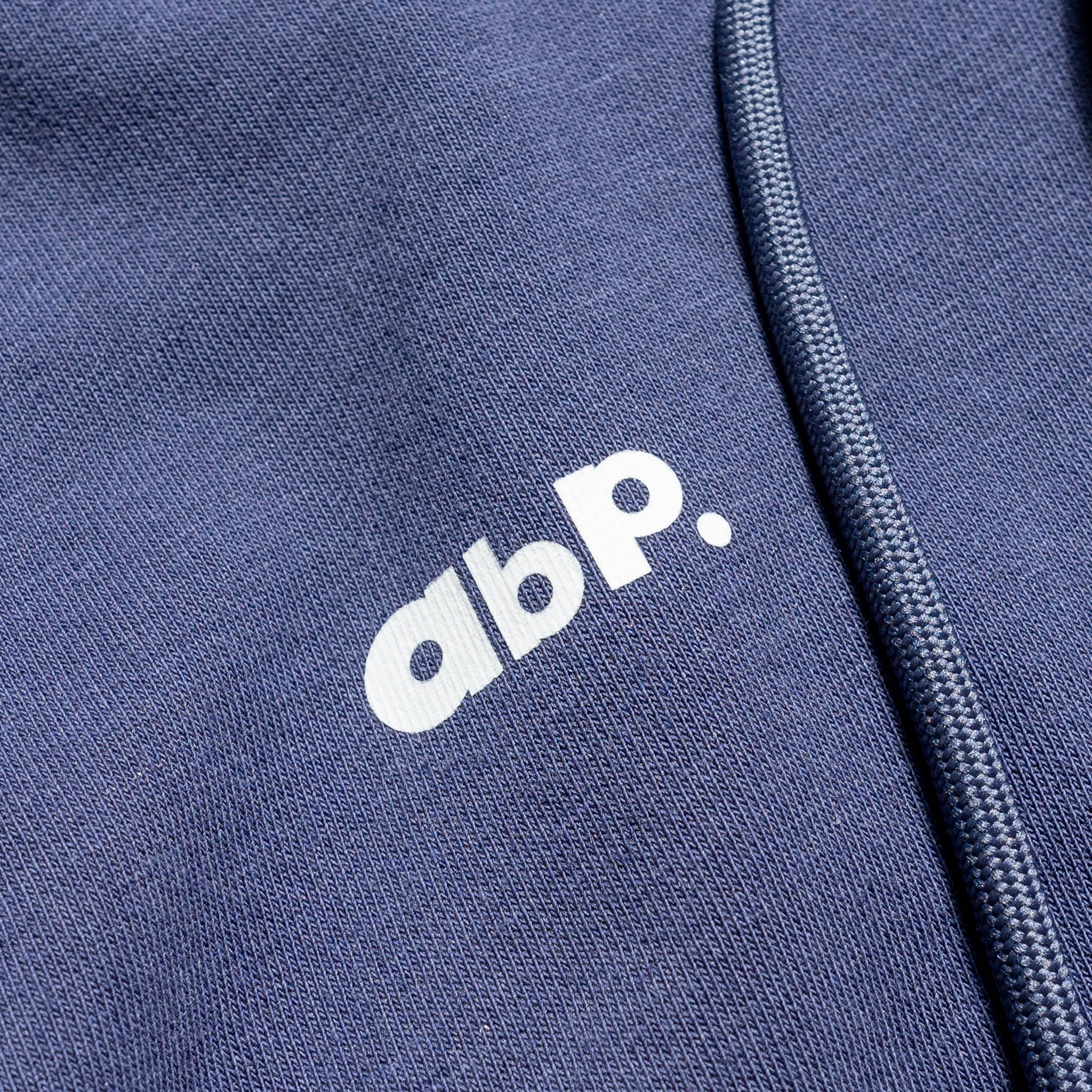 Against Lab | abp. Double Hood Hoodie Navy/Grey