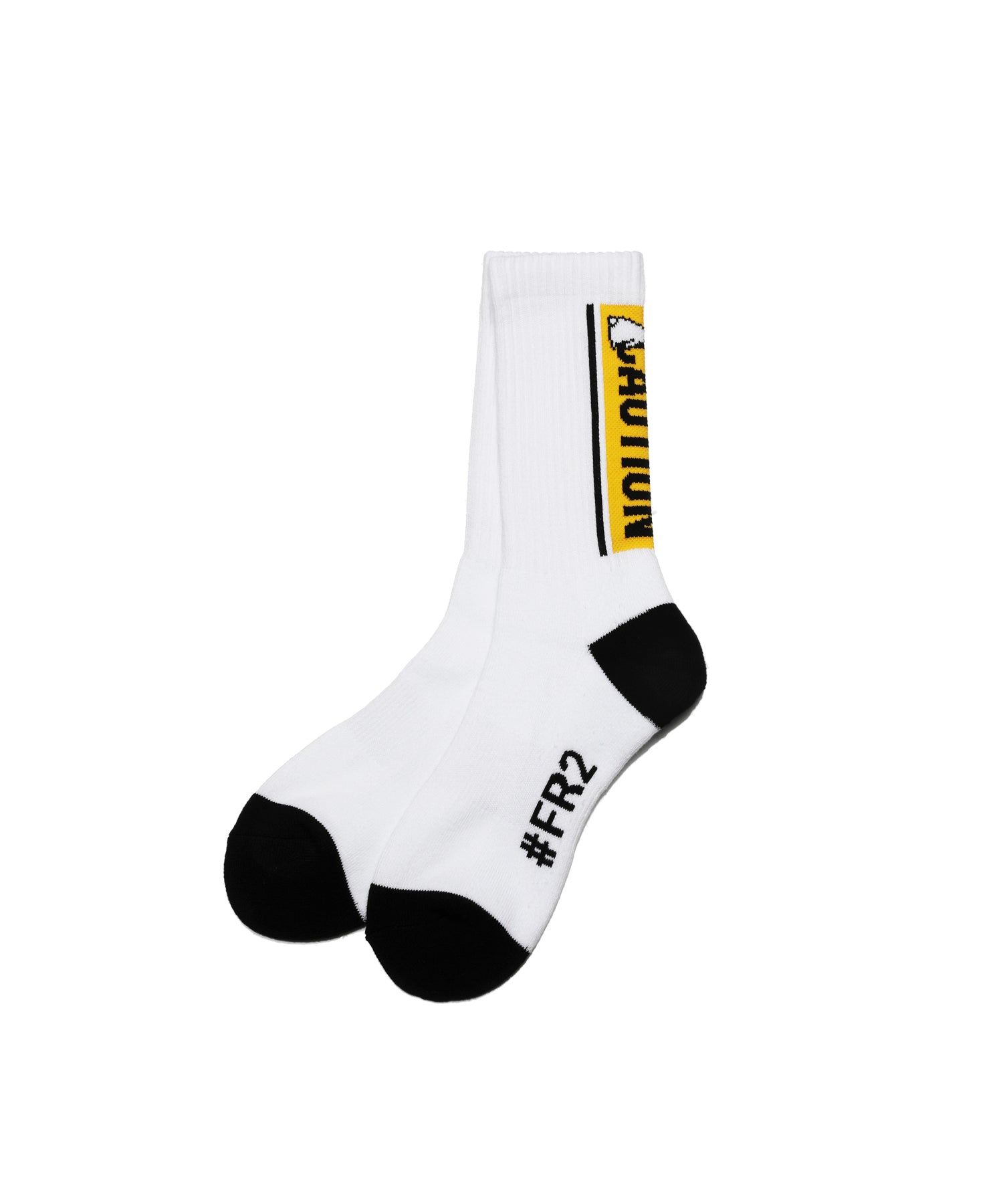 FR2 | Veritcal Line Socks White