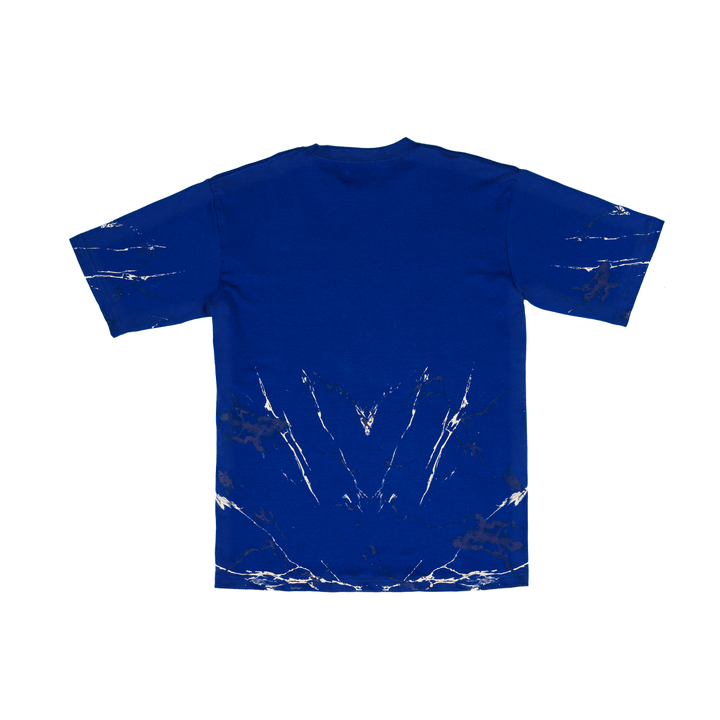 Stoned | Blessed Marble Tee Blue