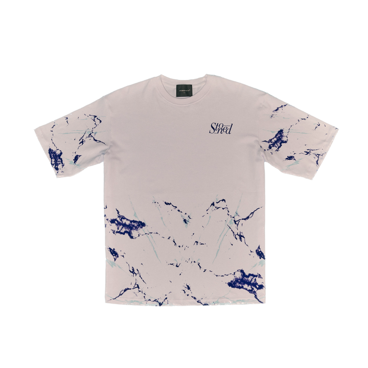 Stoned | Blessed Marble Tee White