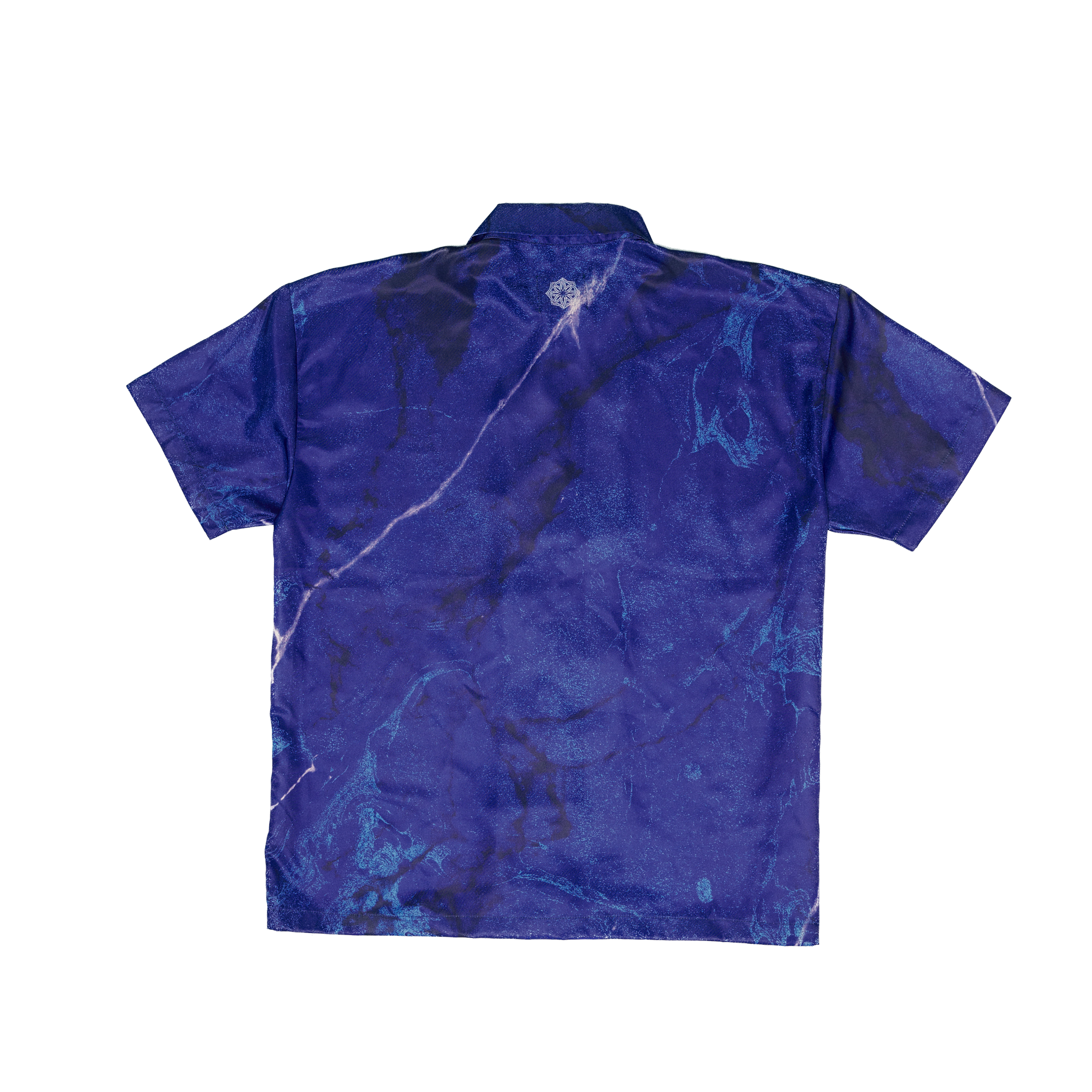Stoned | Blessed Marble Revere Shirt Blue