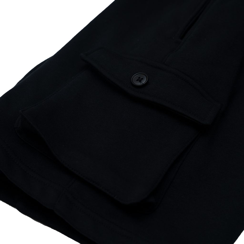 ATTN | Cargo Pocket Sweatshorts Black
