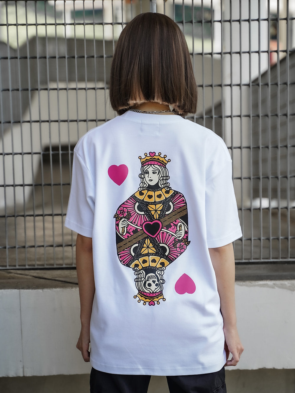 KZ | Queen of Cards Tee White