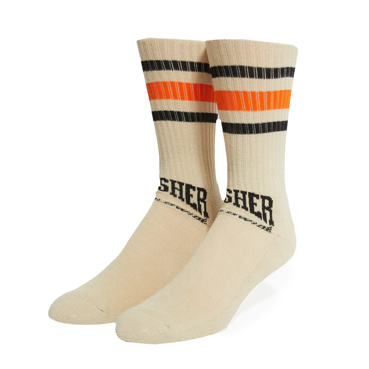 HUF x Thrasher Center Field Socks Natural