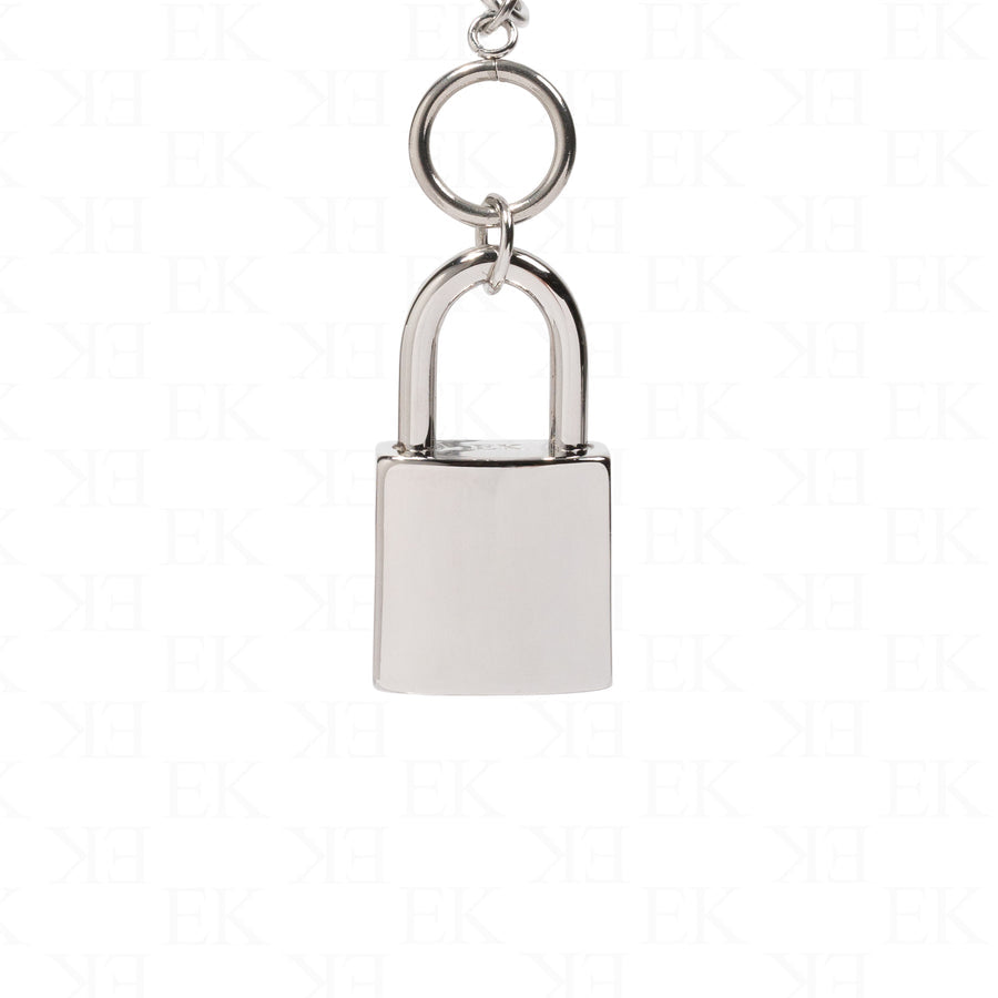 EK | Lock Necklace Silver