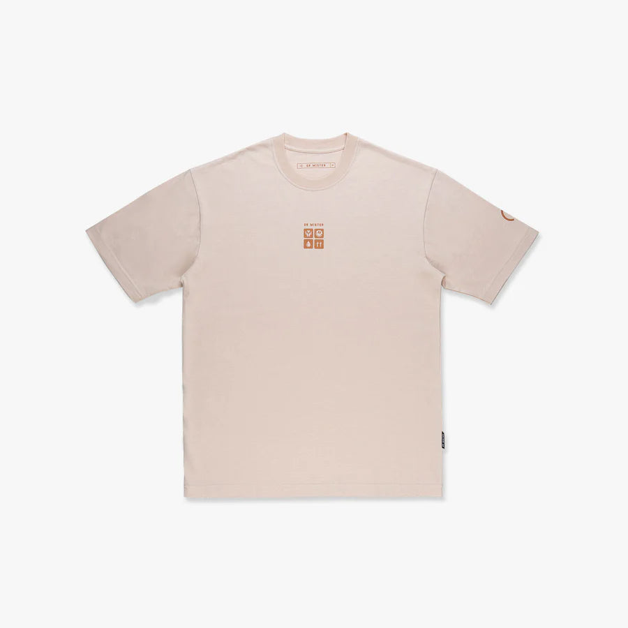 Dr Mister | Essential Core Oversized Tee Beige