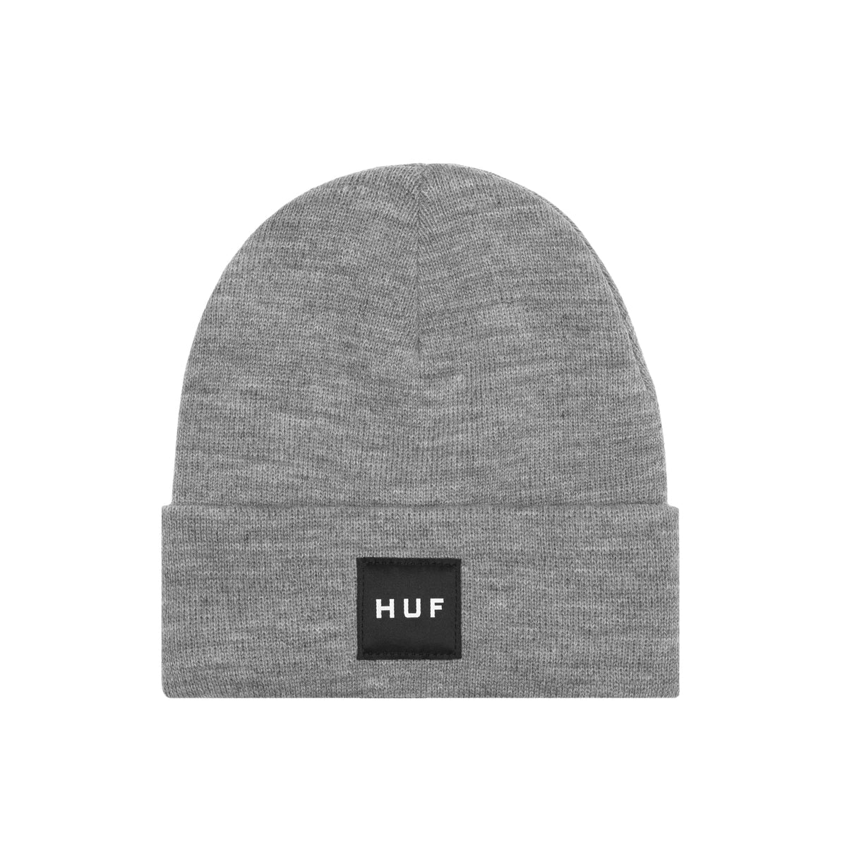 HUF | Essential Box Logo Cuff Beanie Grey