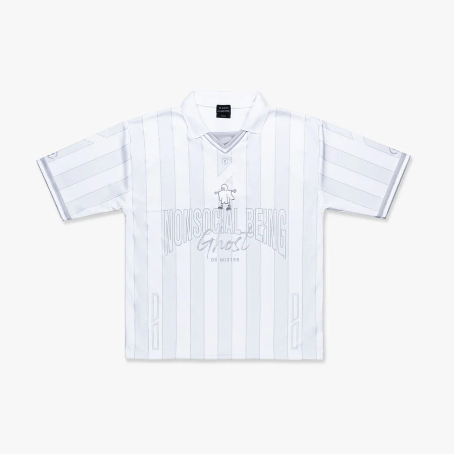 Dr Mister | Nonsocial Being Ghosting Oversized Jersey White