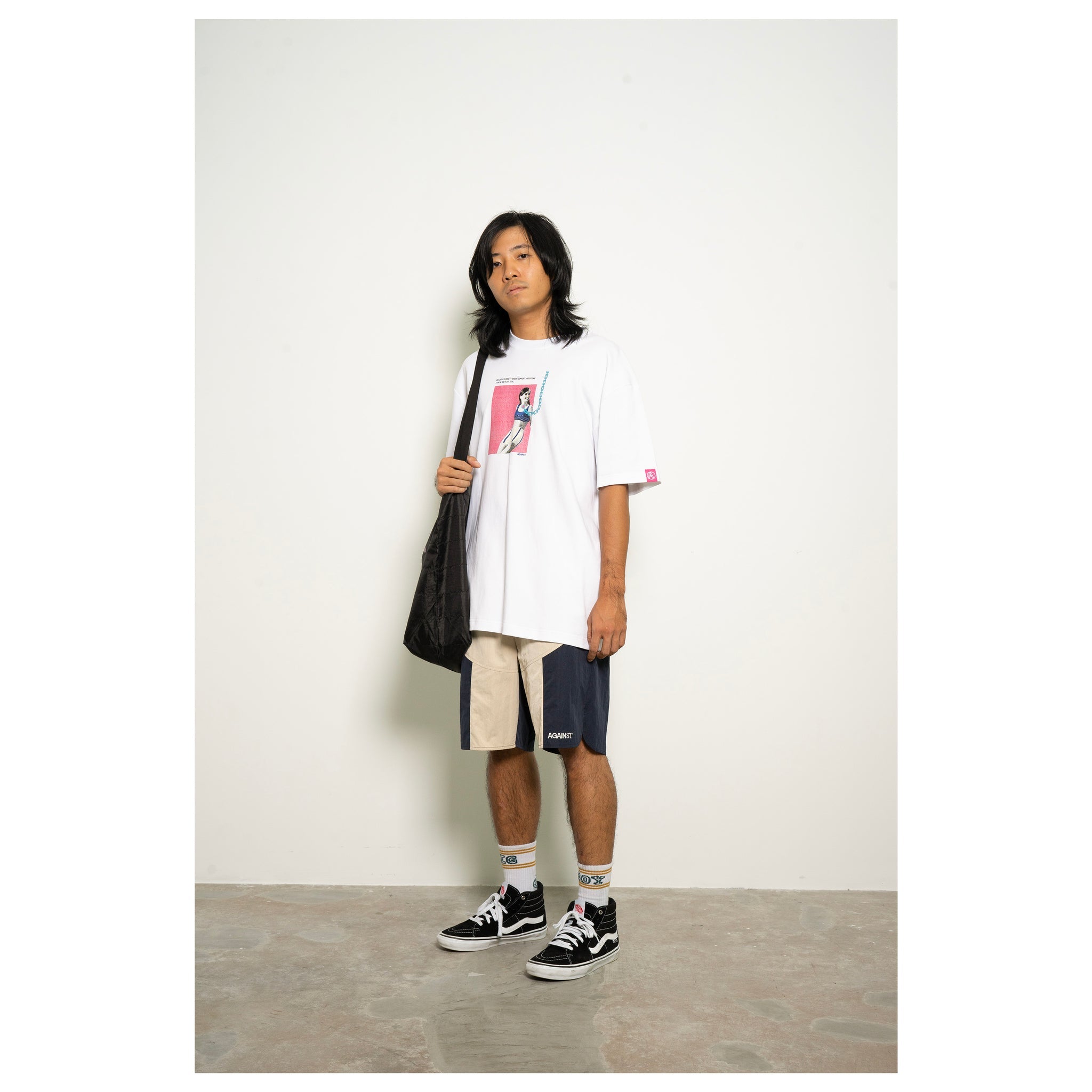Against Lab | Comfort Chain Tee White