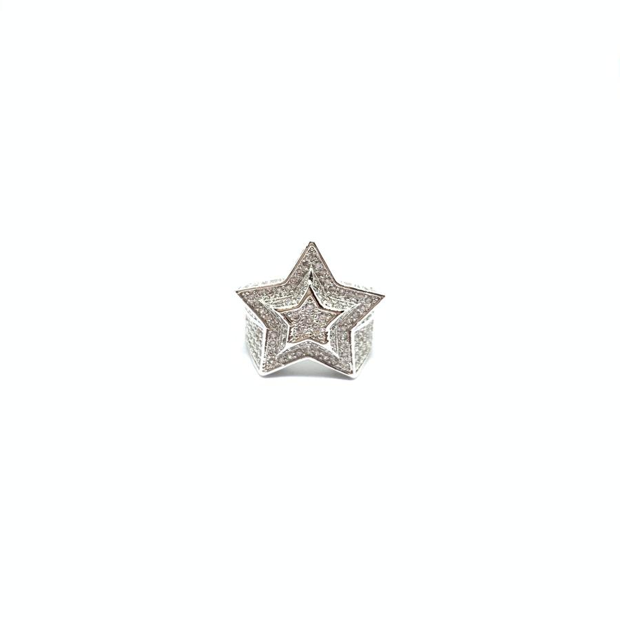 EK | Double Star Ring Silver
