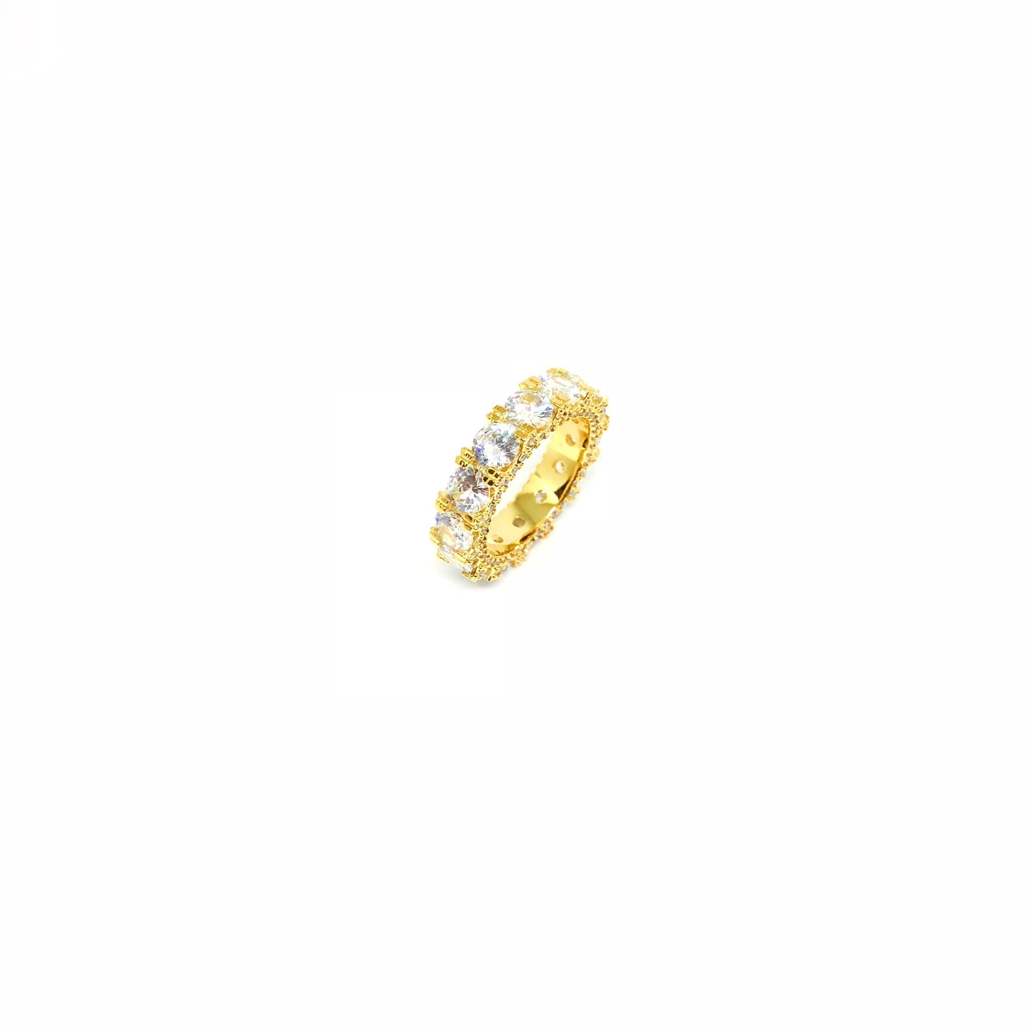 EK | Cubic Ring Gold
