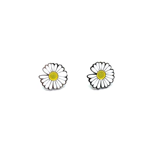 EK | Sunflower Earring White [1pcs]