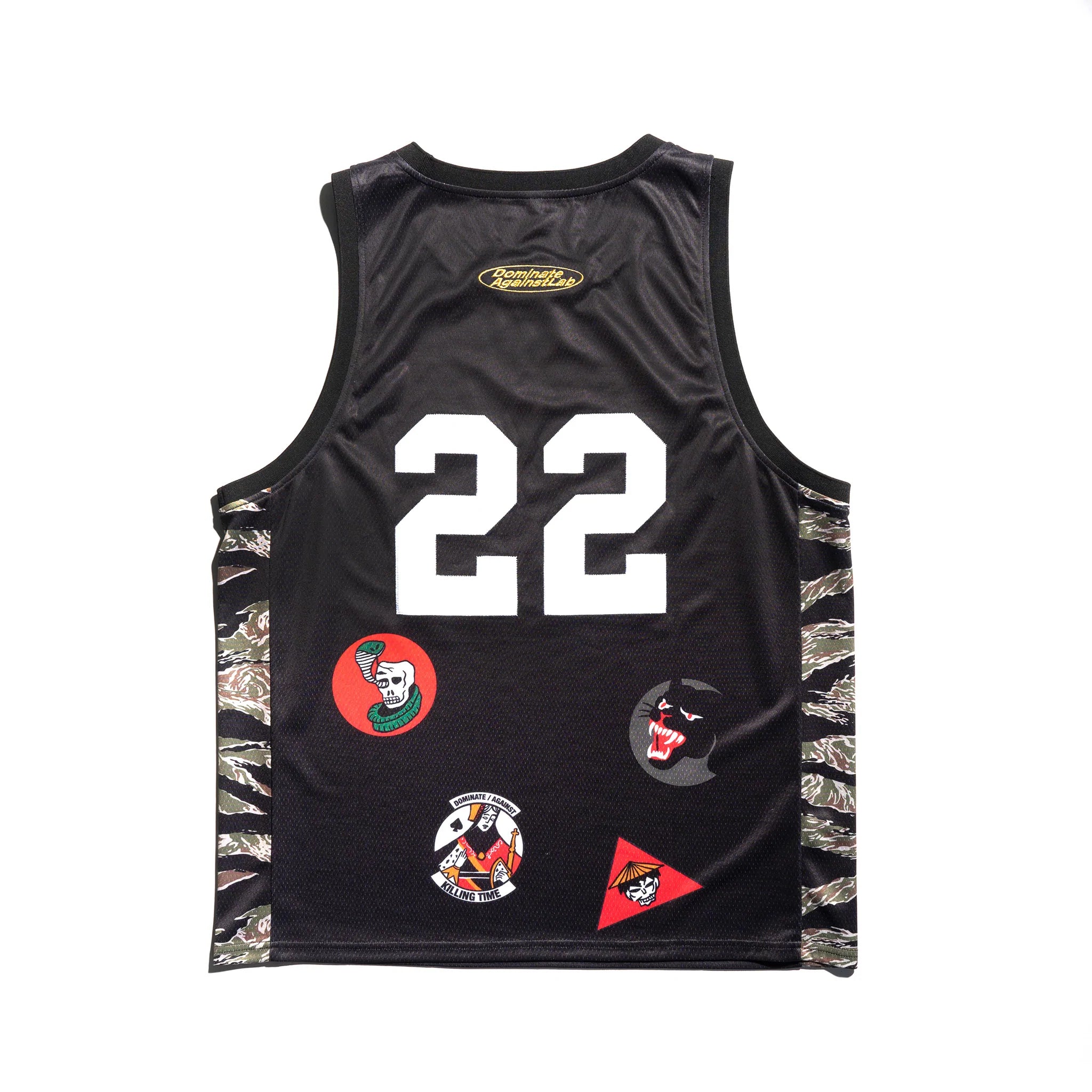 Against Lab x Dominate Patch Mesh Jersey Black
