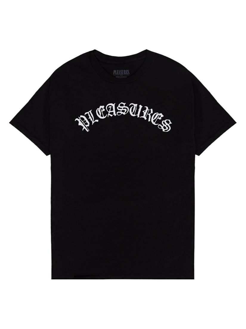 Pleasures | Old E Logo Tee Black